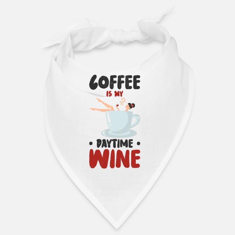 Coffee Caffeine Wine Drinking Coffee Addict Bandana