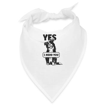 Ja, ich hüte dich - Herden - Bandana - Weiß - Vorne