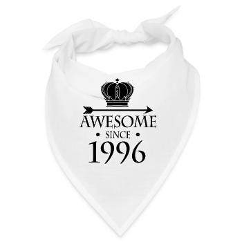 Jahrgang 1996 - Fantastisch seit 1996 - Bandana - Weiß - Vorne