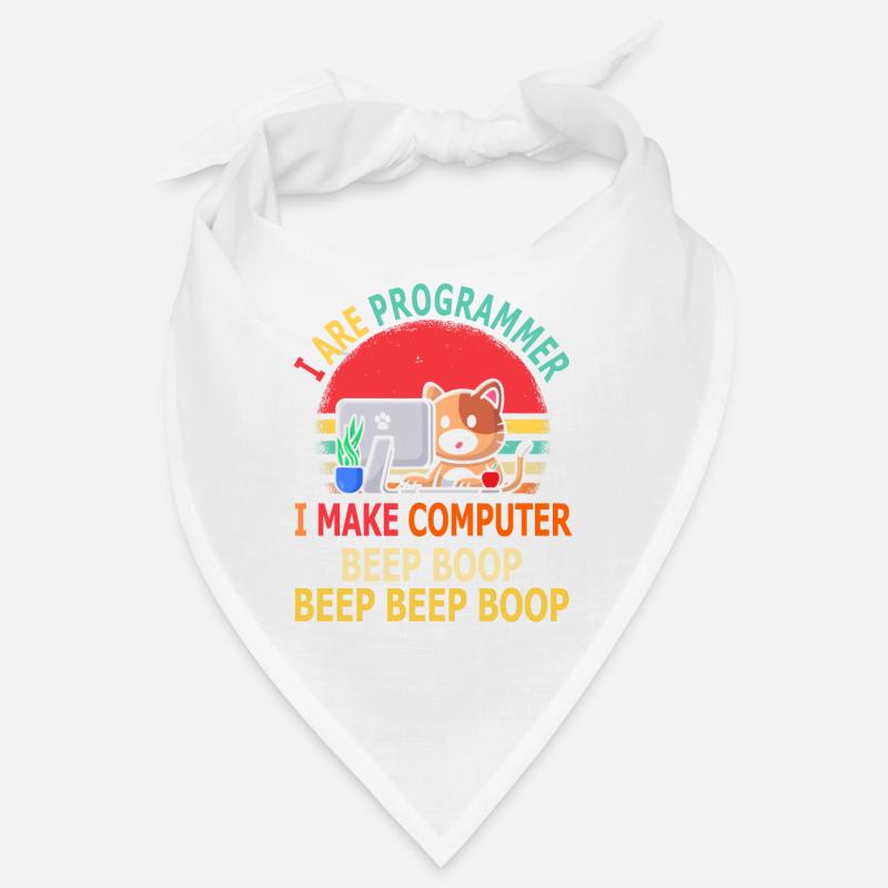 Je suis programmeur Je fais un bip d’ordinateur Boop Bandana