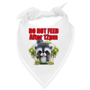 Füttern Sie den Gremlin nicht - Bandana - Weiß - Vorne
