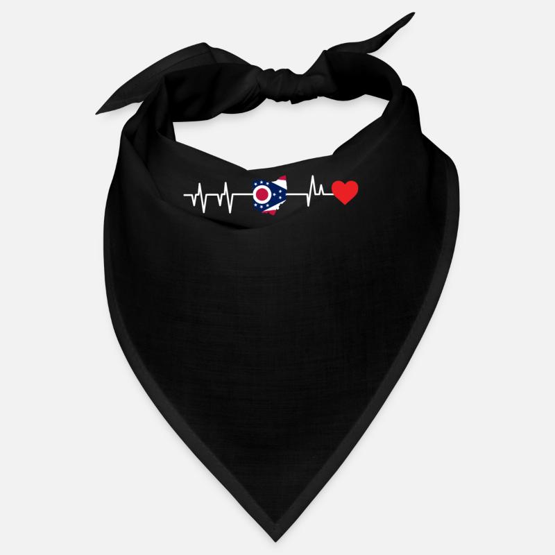 Ohio herzschlag geschenk Bandana