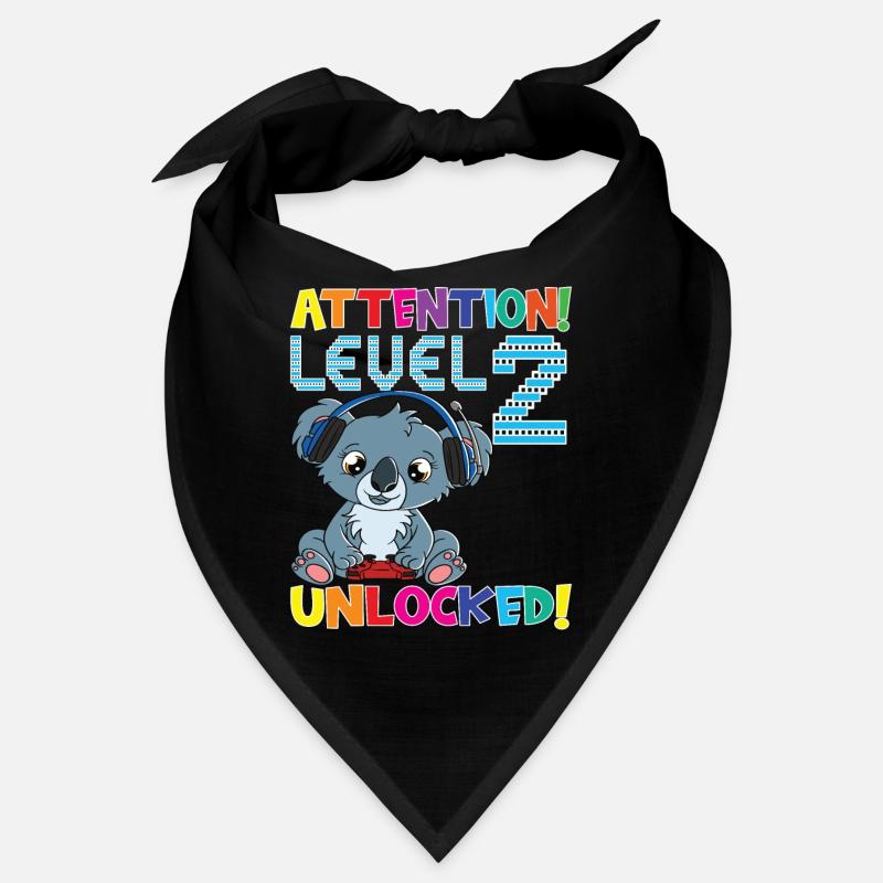 Attention Level 2 Unlocked Birthday Bandana