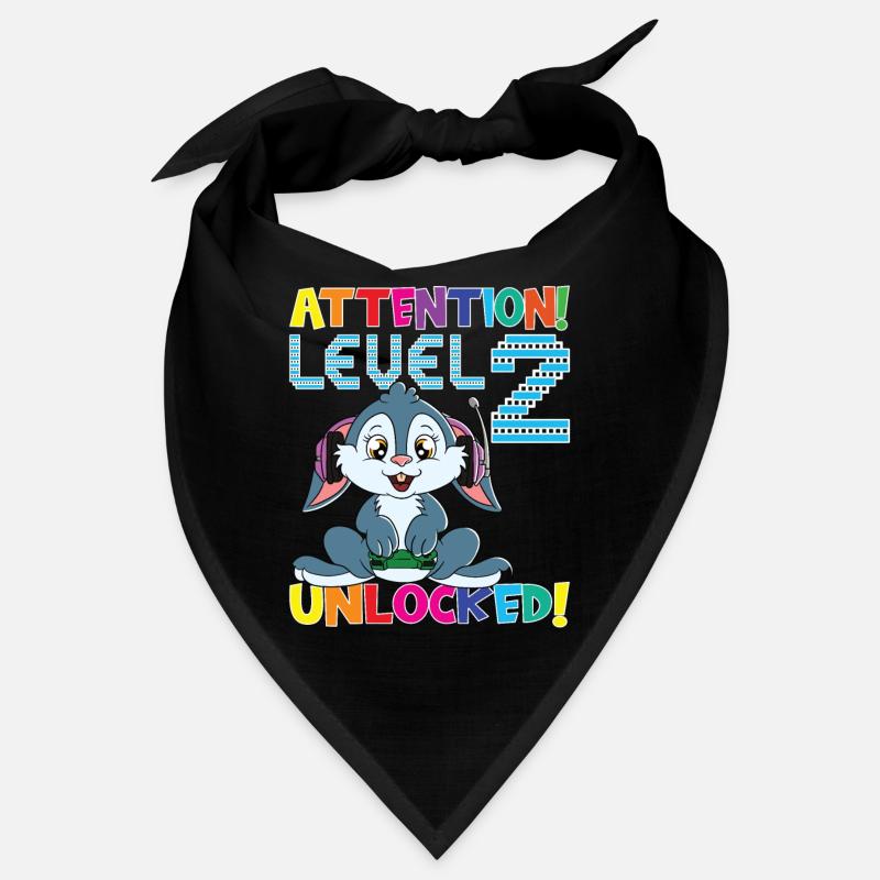 Attention Level 2 Unlocked Birthday Bandana