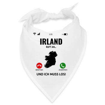 Irland Irische Insel Ireland Idee - Bandana - Weiß - Vorne