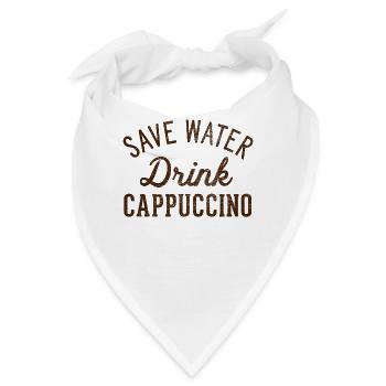 Sparen Sie Wassergetränk Cappuccino - Bandana - Weiß - Vorne