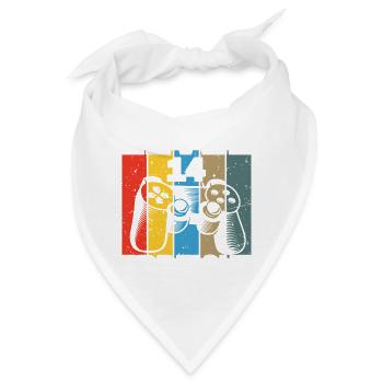 Level 14 Erreicht Gamer - Bandana - Weiß - Vorne