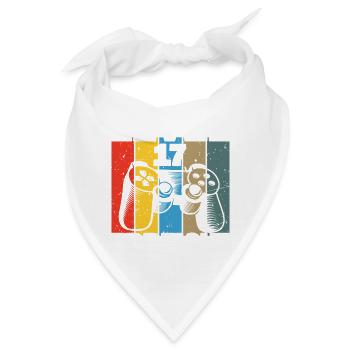 Level 17 Erreicht Gamer - Bandana - Weiß - Vorne
