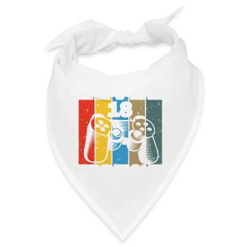 Level 18 Erreicht Gamer - Bandana - Weiß - Vorne