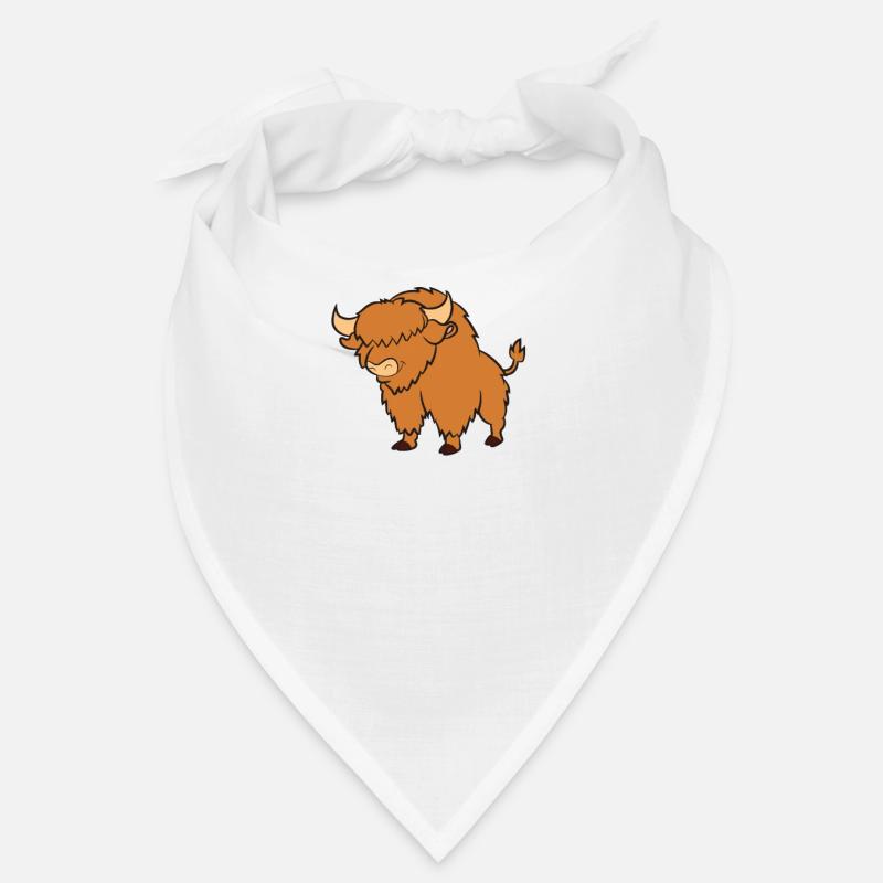 Nur ein Mädchen, das Yaks liebt - Bandana - Weiß