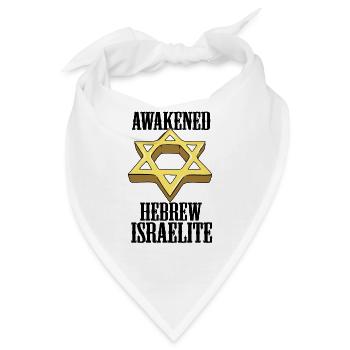 Erwachter Hebräer Israelit Israel Jude Israeli - Bandana - Weiß - Vorne