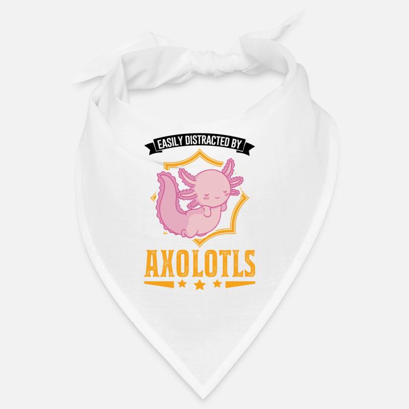 Easily distracted by Axolotls Tail Luch Bandana