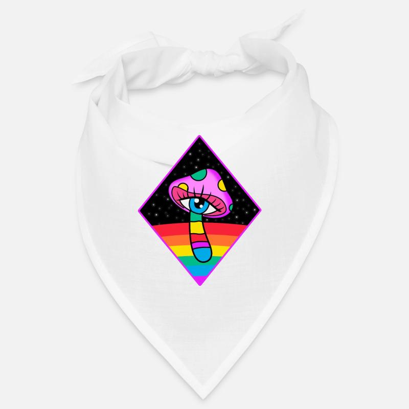Magic Mushroom Eye Trippy Psychedelic Psychonaut Bandana