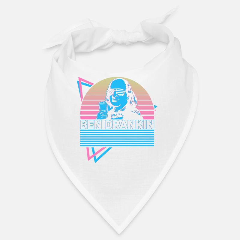 Ben Drankin Funny Benjamin Franklin 4. Juli Bandana