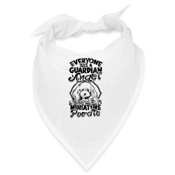 Jeder hat einen Schutzengel Die Glücklichen haben - Bandana - Weiß - Vorne