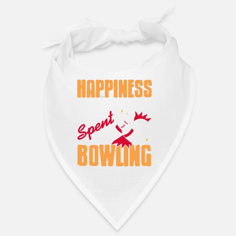 Happiness Is A Weekend Spent Bowling Funny Tee Bandana