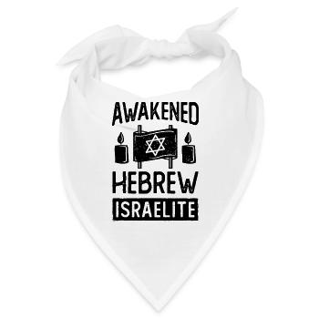 Erwachter Hebräer Israelit Israel Jude Israeli - Bandana - Weiß - Vorne