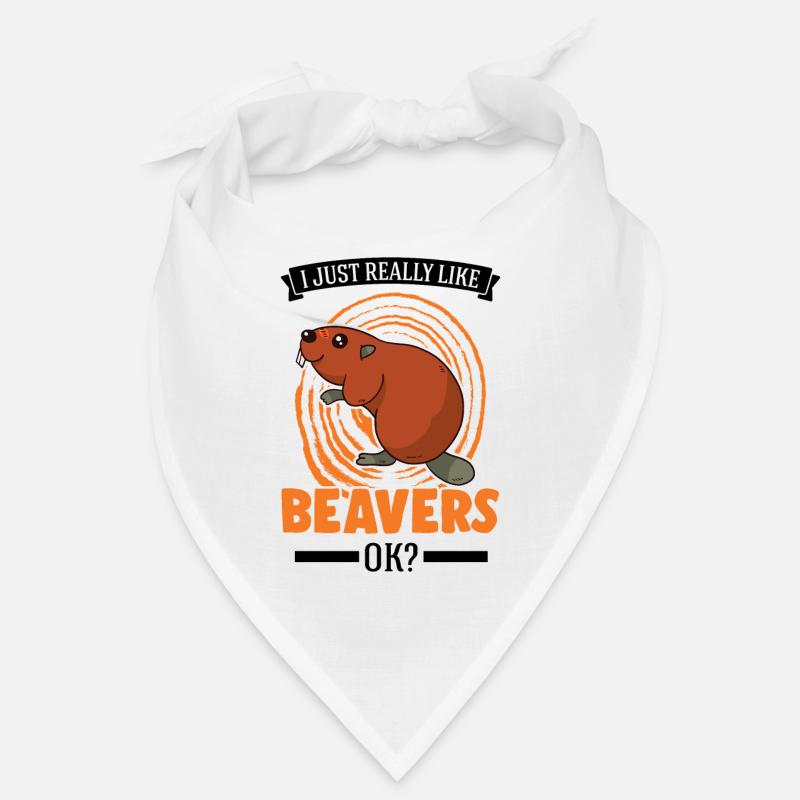 Biber Geschenk Biberdamm Beaver Bandana