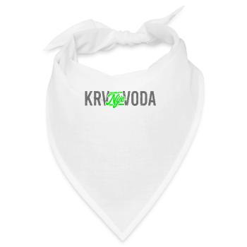 Balkan - Jugo Spruch - krv nije voda- fun - Balkan - Bandana - Weiß - Vorne