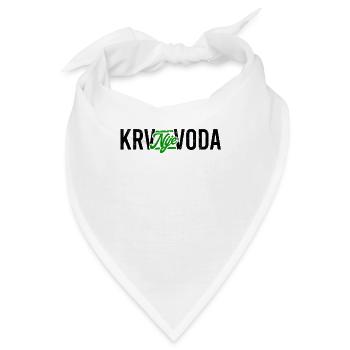 Balkan - Jugo Spruch - krv nije voda- fun - Balkan - Bandana - Weiß - Vorne