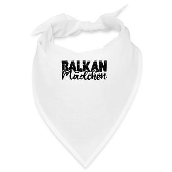 Balkan Jugo - Jugoslawien - Spruch - Balkan - Bandana - Weiß - Vorne
