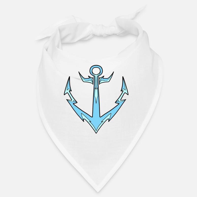 Anchor light blue Bandana