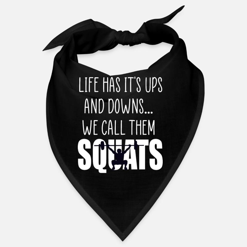 squats gym citation Bandana