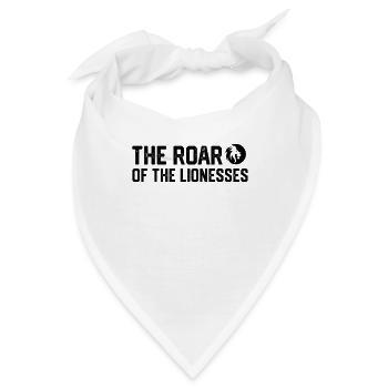 Das Brüllen der Löwinnen - Bandana - Weiß - Vorne