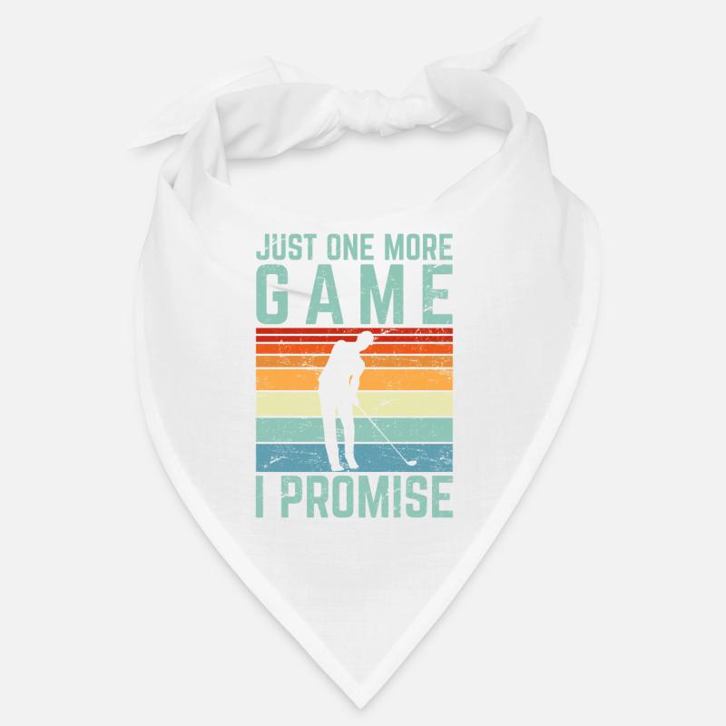 Juste un jeu de plus Drôle de golf Drôle Amateur de golf Bandana
