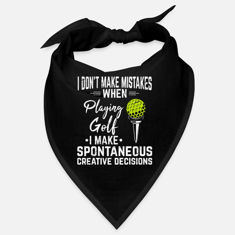 Je ne fais pas d’erreurs Drôle de golf Drôle Golf Lov Bandana