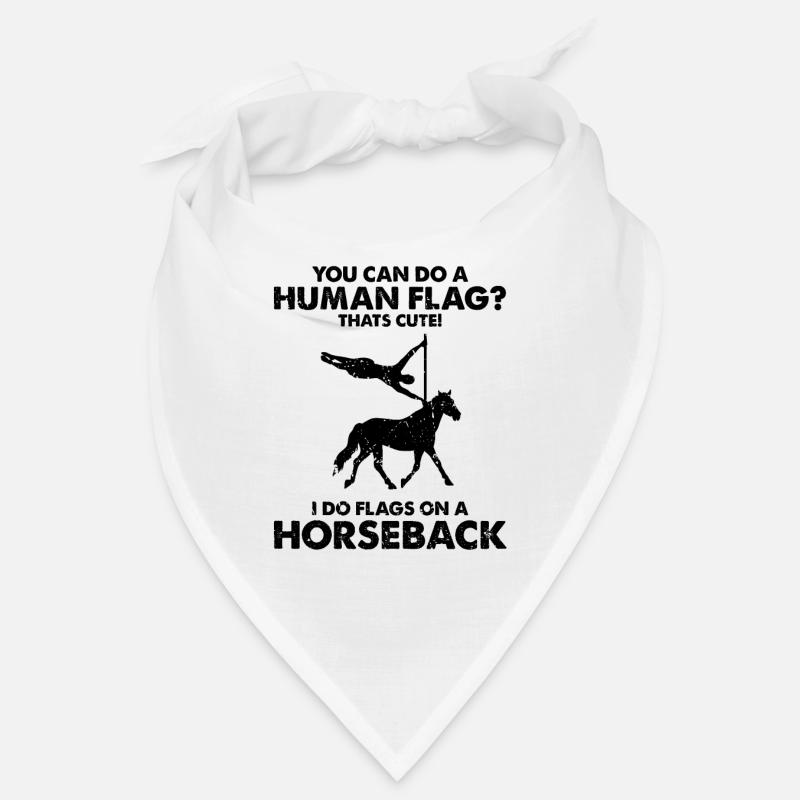 Conception acrobatique de voûte et cheval équestre Bandana