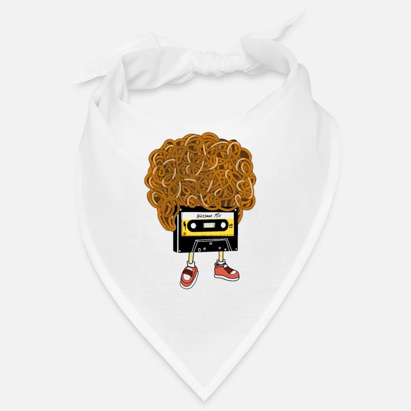 Conception de cassette des années 80 avec boucles Rasta Bandana