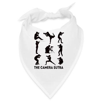 Kamera Sutra Fotograf Fotografen Fotografieren - Bandana - Weiß - Vorne