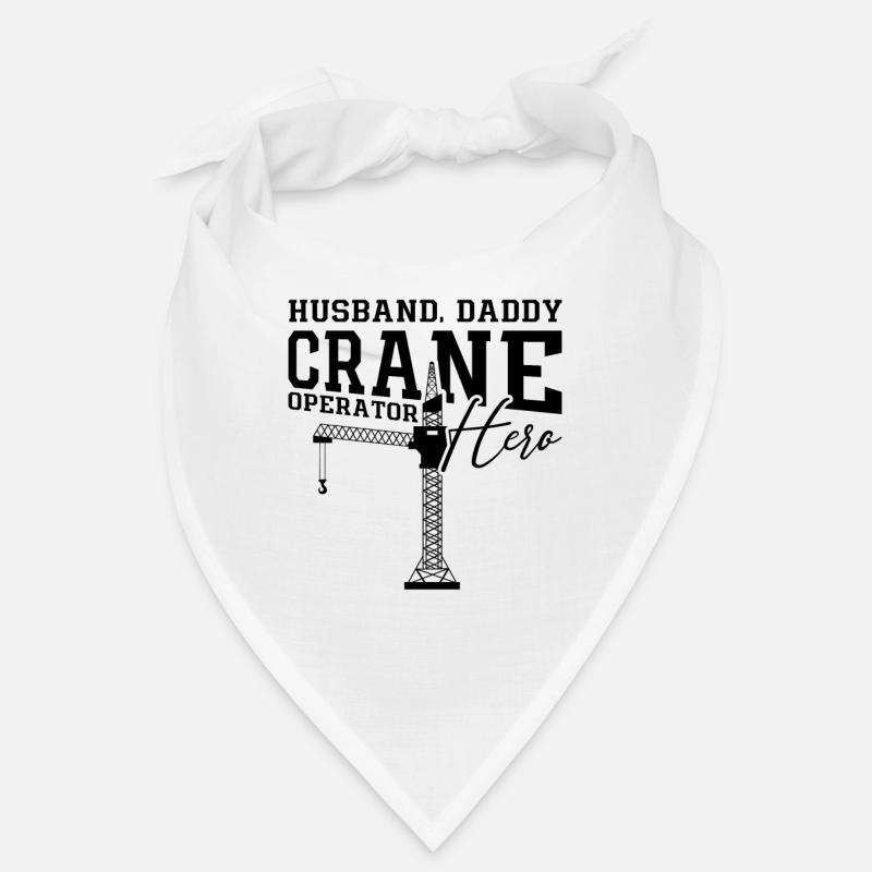 Kranführer Kranfahrer Bauarbeiter Bau Geschenkidee Bandana