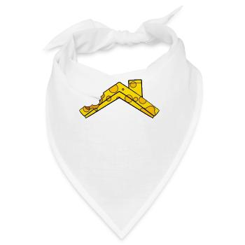 Käse Dach - Bandana - Weiß - Vorne