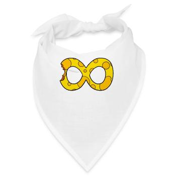 Käse Unendlich - Bandana - Weiß - Vorne
