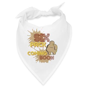 Six Pack Coming Soon 37 - Bandana - Weiß - Vorne