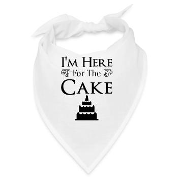 Hochzeit Hochzeitsparty Trauung Kuchen - Bandana - Weiß - Vorne