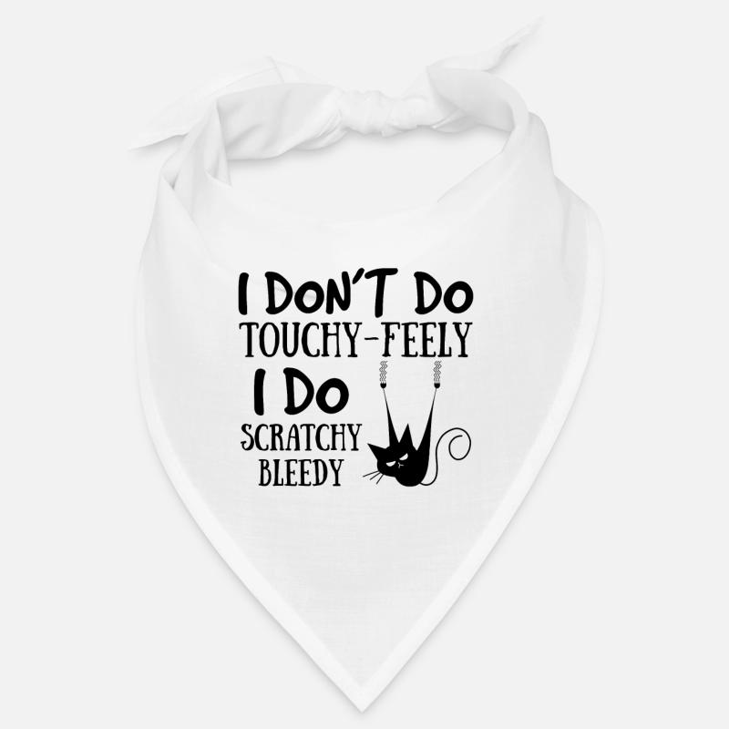 Lustiger Spruch böse Katze ich kratzekinderkitten Bandana