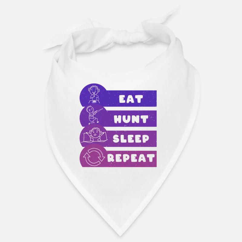 Manger Hunt Sleep Répéter Bandana