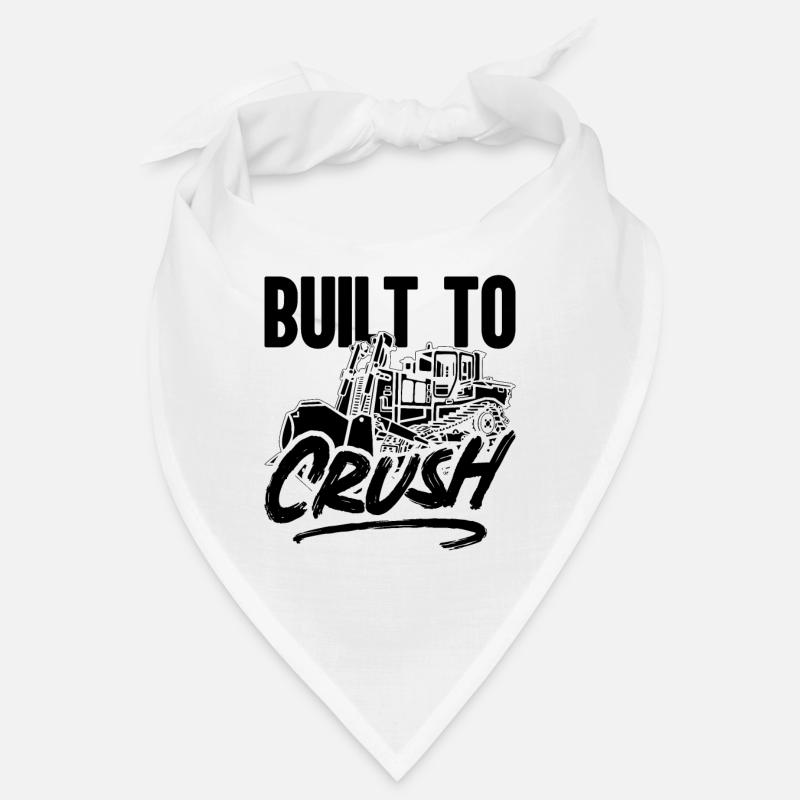 Bulldozer Excavator Construction Bulldozer Gift Idea Bandana