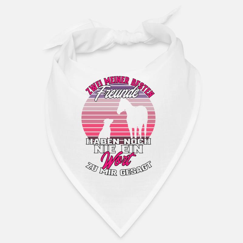 Pferd Und Hund Beste Freunde Spruch Geschenkidee Bandana