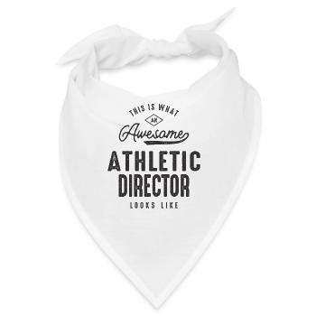 Funny Awesome Athletic Director Job Beruf - Bandana - Weiß - Vorne