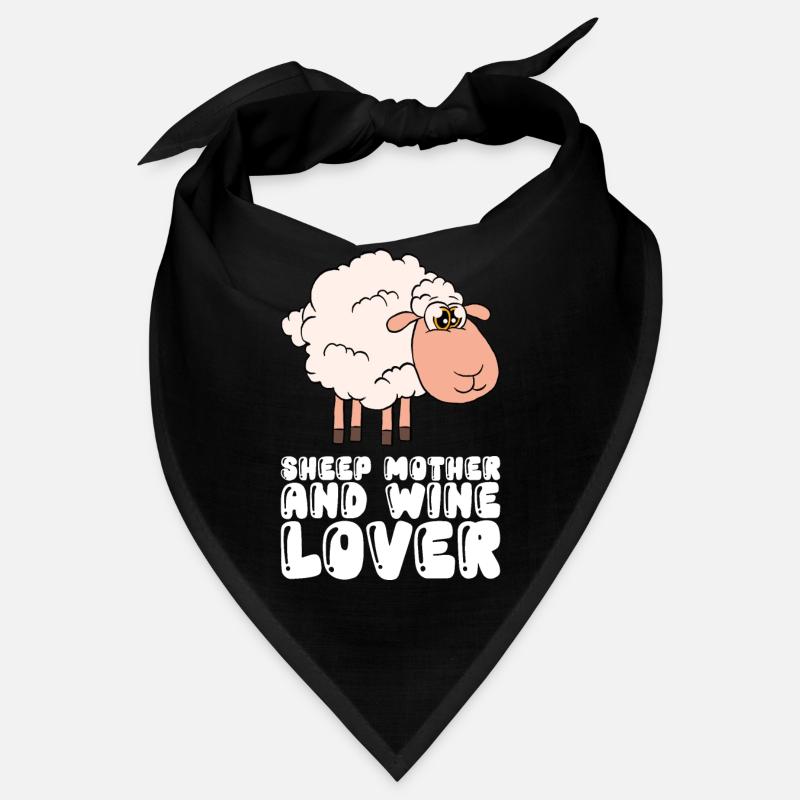 Mère de mouton et amoureuse du vin Bandana