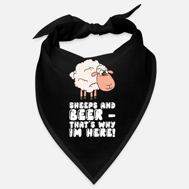 Sheep And Beer - That's Why I Am Here Bandana