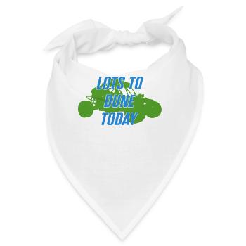 Beach Racing Shirt, Viel Düne heute, Sanddüne - Bandana - Weiß - Vorne