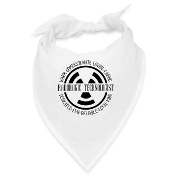 Radiologie Röntgentechniker Rad Tech Geschenkidee - Bandana - Weiß - Vorne