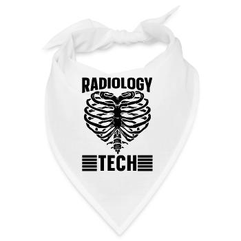 Radiologie Rad Techs Röntgentechniker Geschenkidee - Bandana - Weiß - Vorne