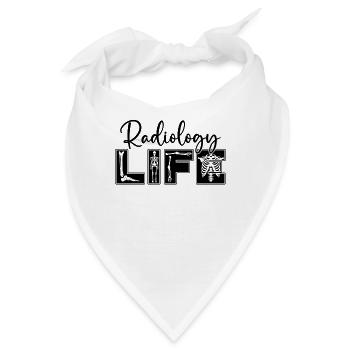 Rad Tech Radiologie Röntgentechniker Geschenkidee - Bandana - Weiß - Vorne