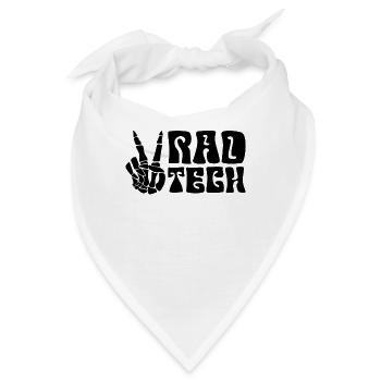 Radiologie Röntgentechniker Rad Tech Geschenkidee - Bandana - Weiß - Vorne